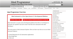 Desktop Screenshot of idealprogrammer.com