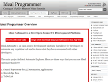 Tablet Screenshot of idealprogrammer.com